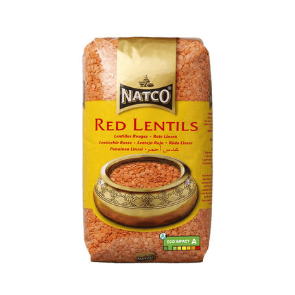 NATCO Red Lentils Polished 500g (Case 20)