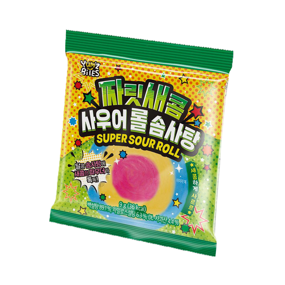 NAMU Sour Roll Cotton Candy 9g (Case 60)