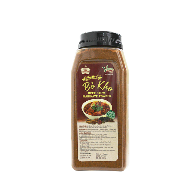 Vianco Beef Stew Marinate Powder 500gr (Case 24)