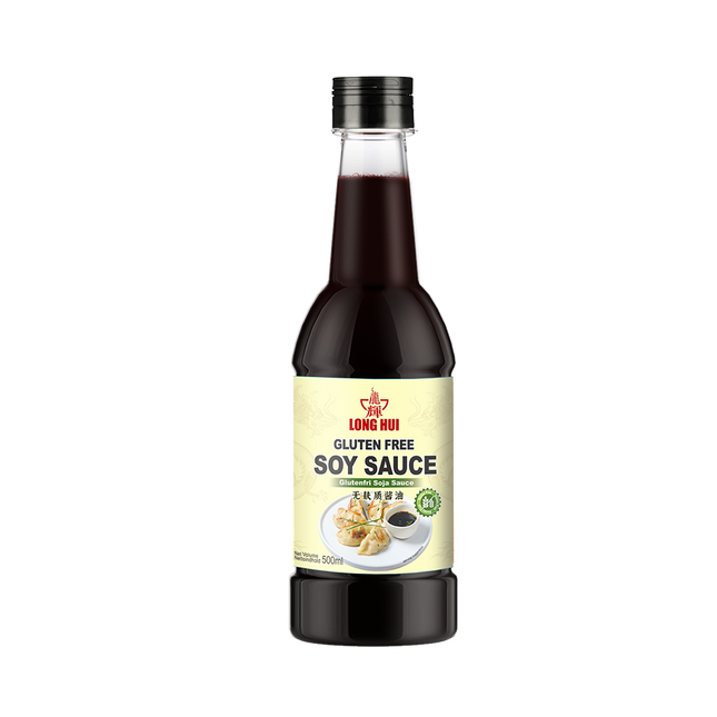 LONGHUI Gluten Free Soy Sauce 500ml (Case 12)
