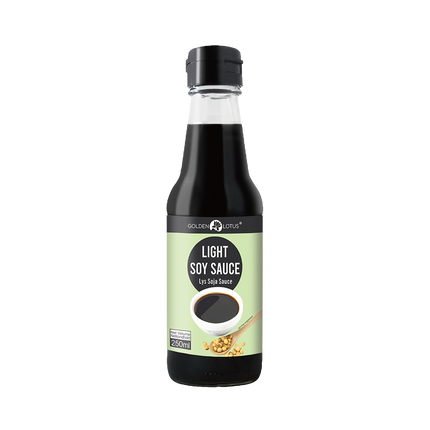 GOLDEN LOTUS Light Soy Sauce 250ml (Case 12)