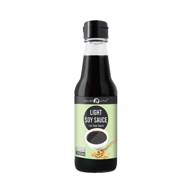 GOLDEN LOTUS Light Soy Sauce 250ml (Case 12)