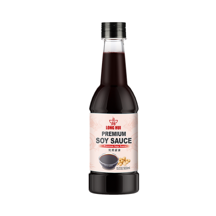LONG HUI Premium Soy Sauce 500ml (Case 12)