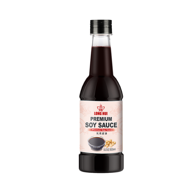 LONGHUI Premium Soy Sauce 500ml (Case 12)