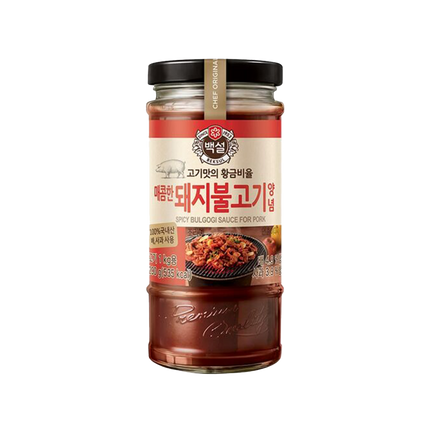 CHEIL JEDANG Beksul Spicy Pork Bulgogi Marinade 290g (Case 20)