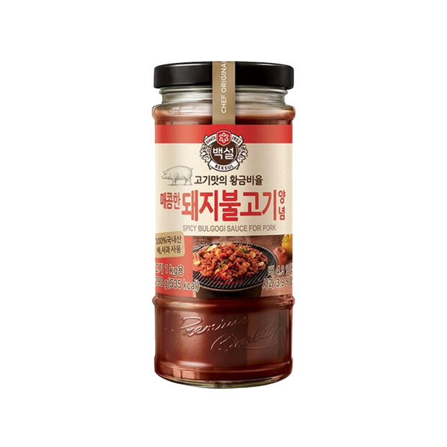 CHEIL JEDANG Beksul Spicy Pork Bulgogi Marinade 290g (Case 20)