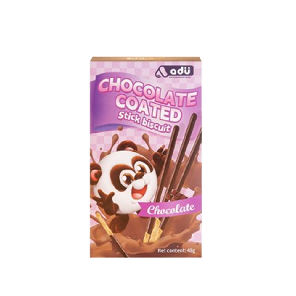ADU Biscuit Sticks Chocolate Flavour 48g (Case 48)