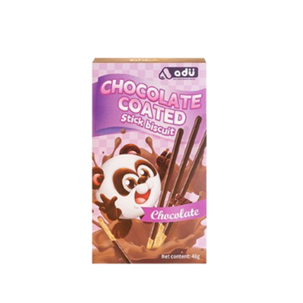 ADU Biscuit Sticks Chocolate Flavour 48g (Case 48)