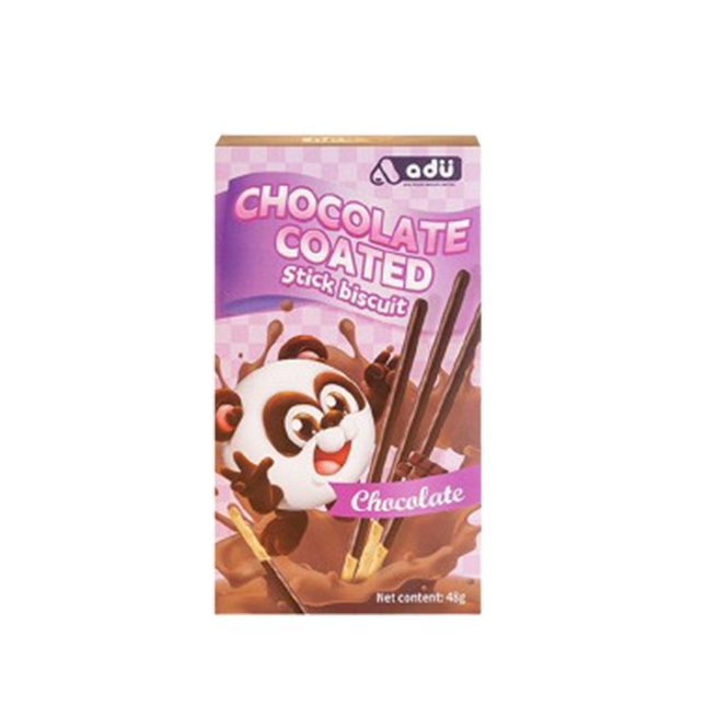 ADU Biscuit Sticks Chocolate Flavour 48g (Case 48)