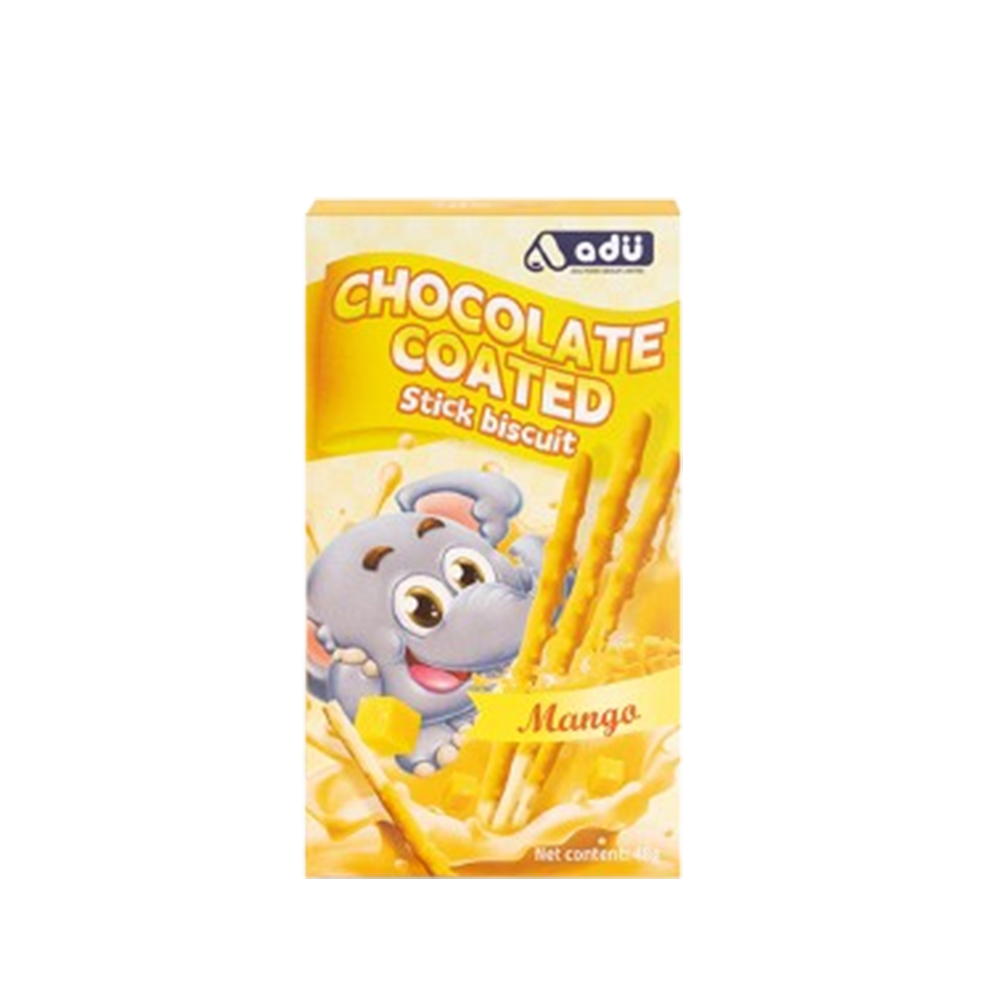 ADU Biscuit Sticks Mango Flavour 48g (Case 48)