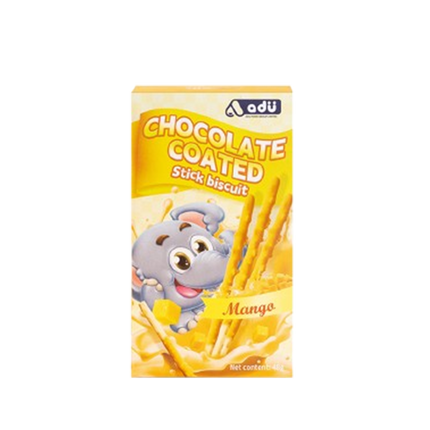 ADU Biscuit Sticks Mango Flavour 48g (Case 48)