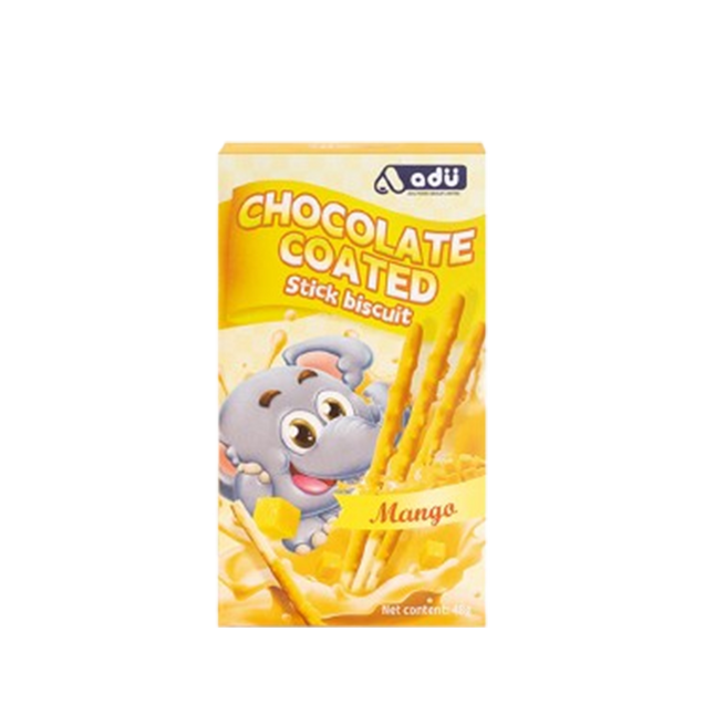 ADU Biscuit Sticks Mango Flavour 48g (Case 48)