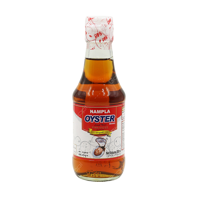 OYSTER BRAND Nampla Fish Sauce (Glass) 200ml (Case 24)