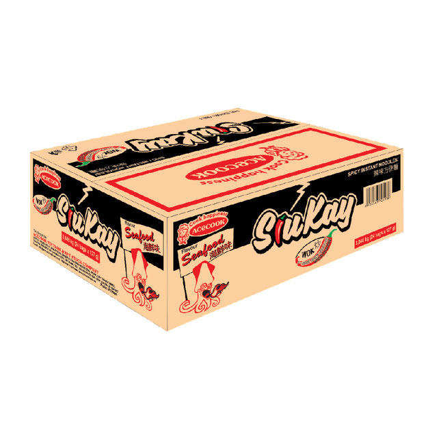 SIUKAY Instant Noodles Seafood Flavor 127g (Case 24)
