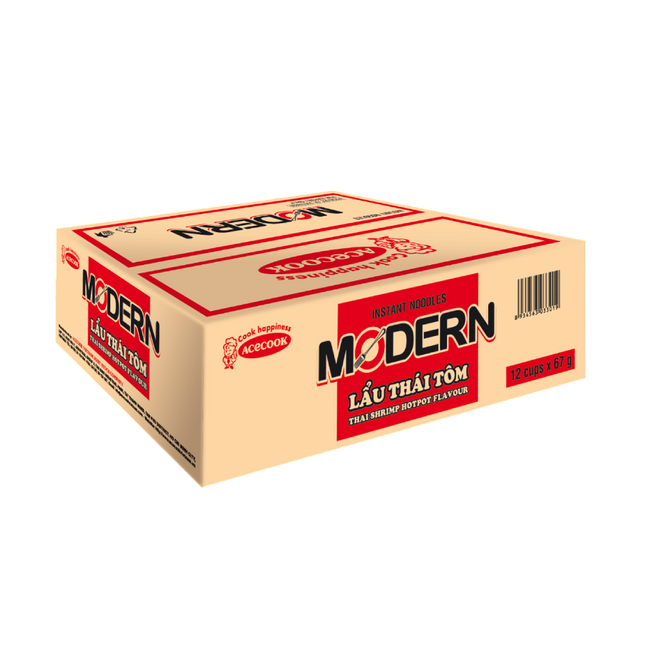 MODERN Thai Shrimp Hotpot Flavor Cup 67g (Case 12)