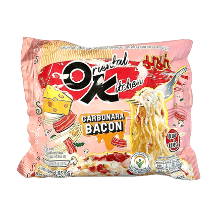MAMA ORIENTAL KITCHEN Noodle - Carbonara Bacon Flavour 85g (Case 24)