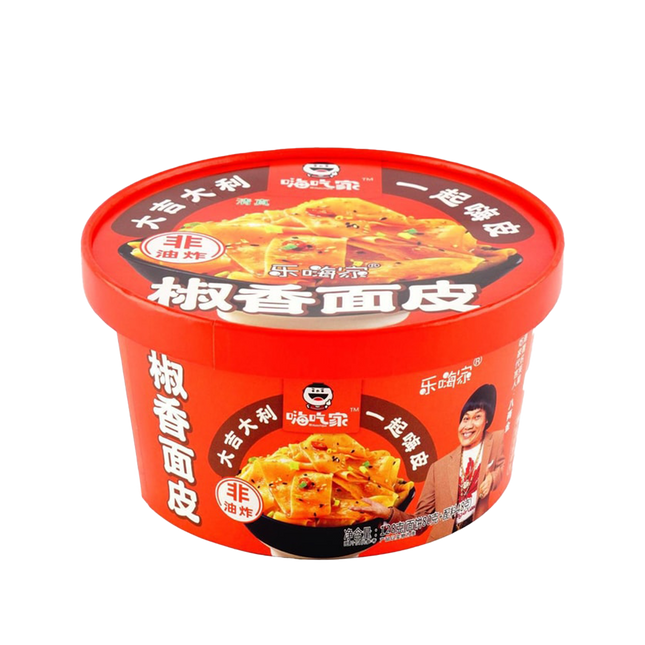 HAICHIJIA Pepper-flavored Wide Noodles 144g (Case 12)