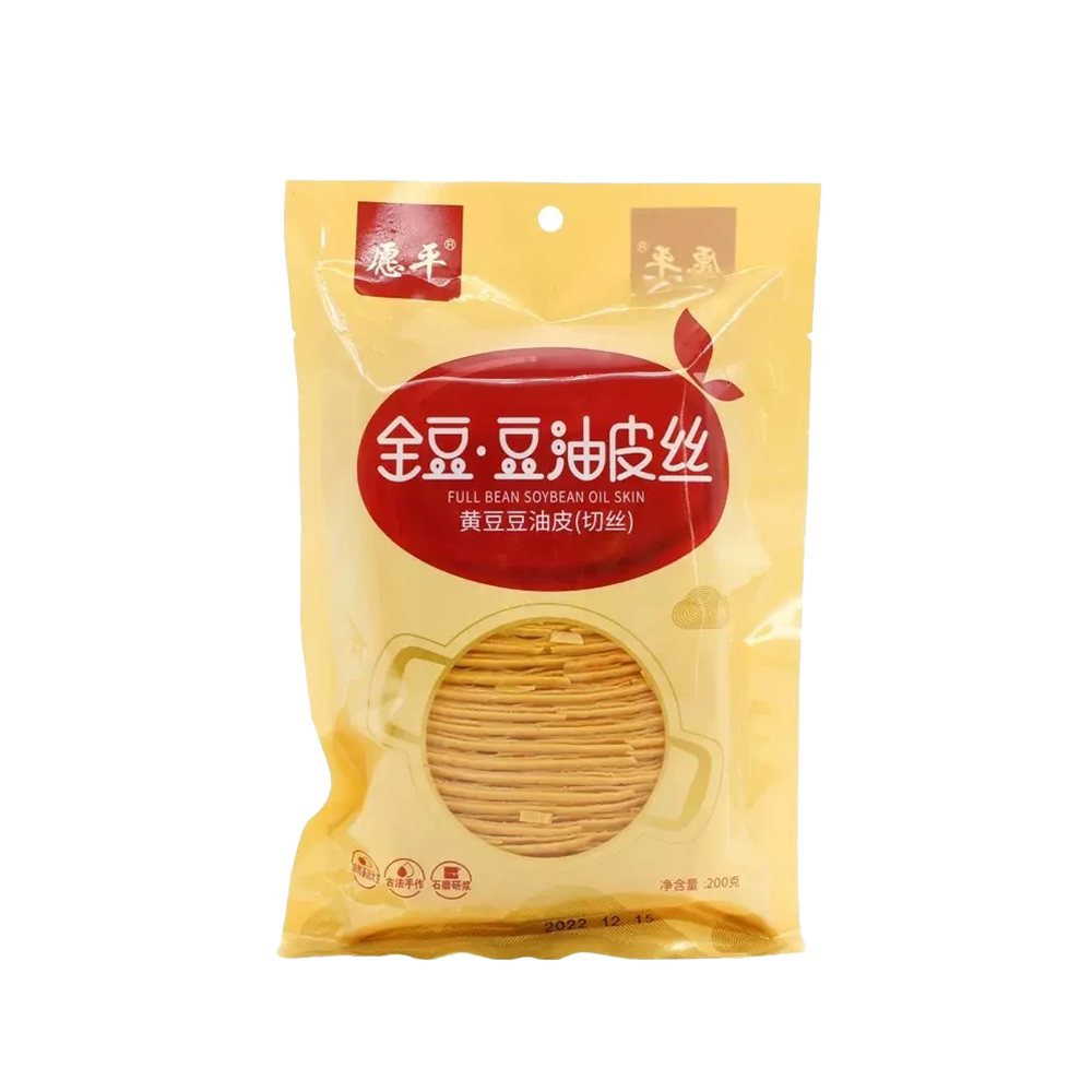 YUANPING Dried Soybean Slices 200g (Case 36)