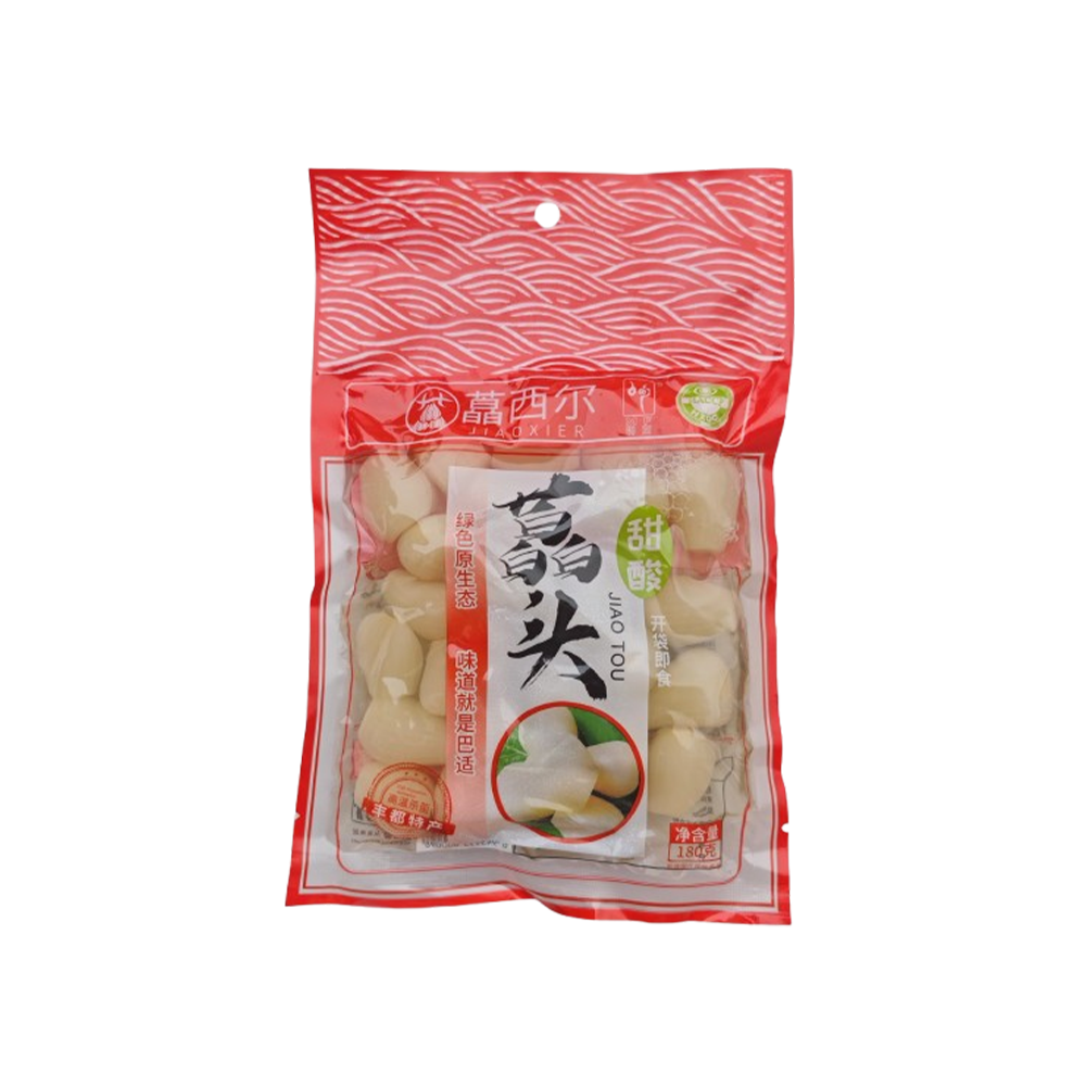 JIAOXIER Sweet and Sour Pickled Leek 330g (d.w 180g) (Case 24)