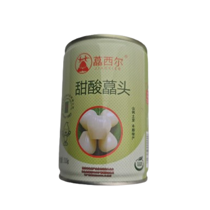 JIAOXIER Sweet and Sour Tin Pickled Leek 360g (d.w 160g) (Case 24)