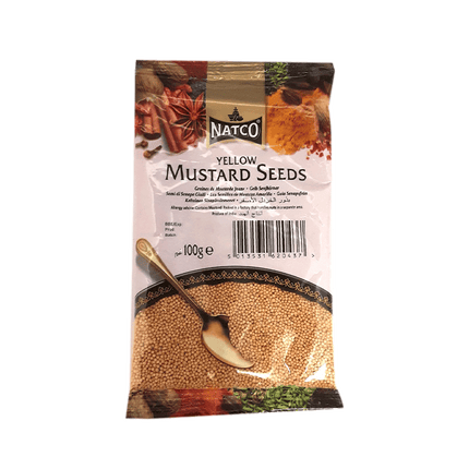 NATCO Yellow Mustard Seeds 100g (Case 20)