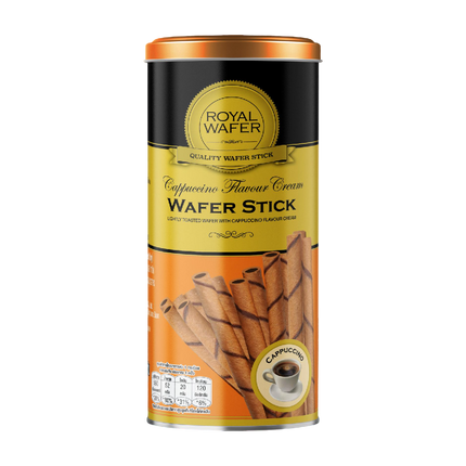 ROYAL WAFER Stick - Cappuccino Cream 125g (Case 24)