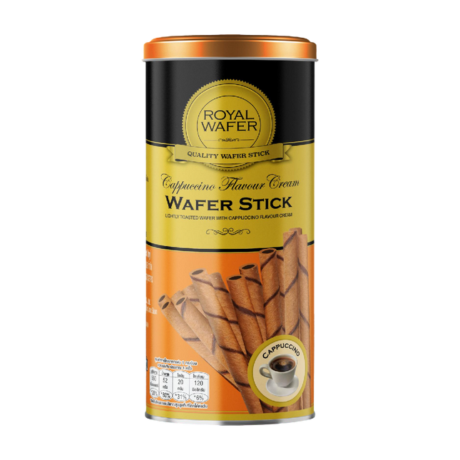 ROYAL WAFER Stick - Cappuccino Cream 125g (Case 24)