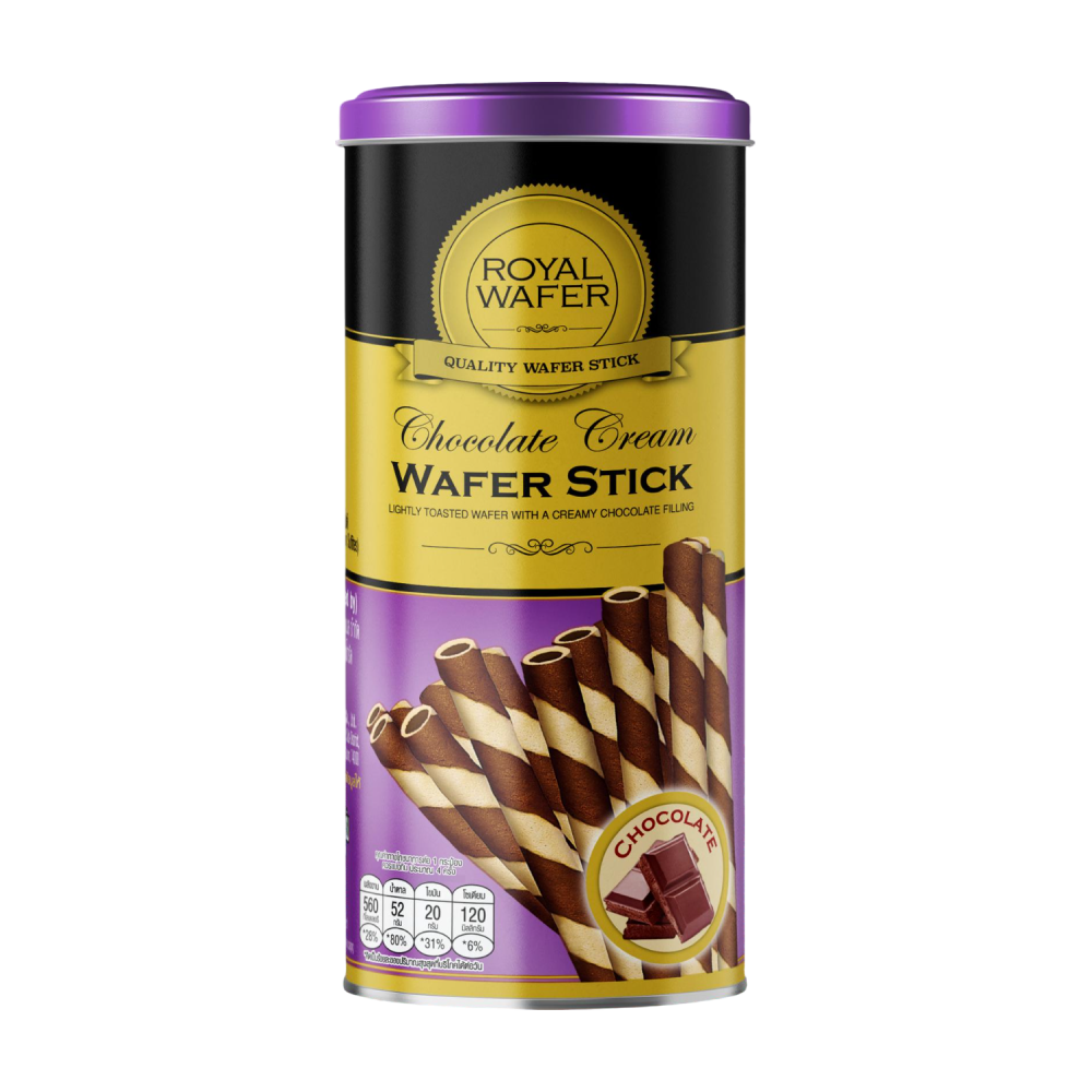 ROYAL WAFER Stick - Chocolate Cream 125g (Case 24)