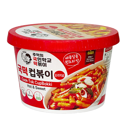 COOKTOK Tteokbokki Original Hot & Sweet 135g (Case 16)