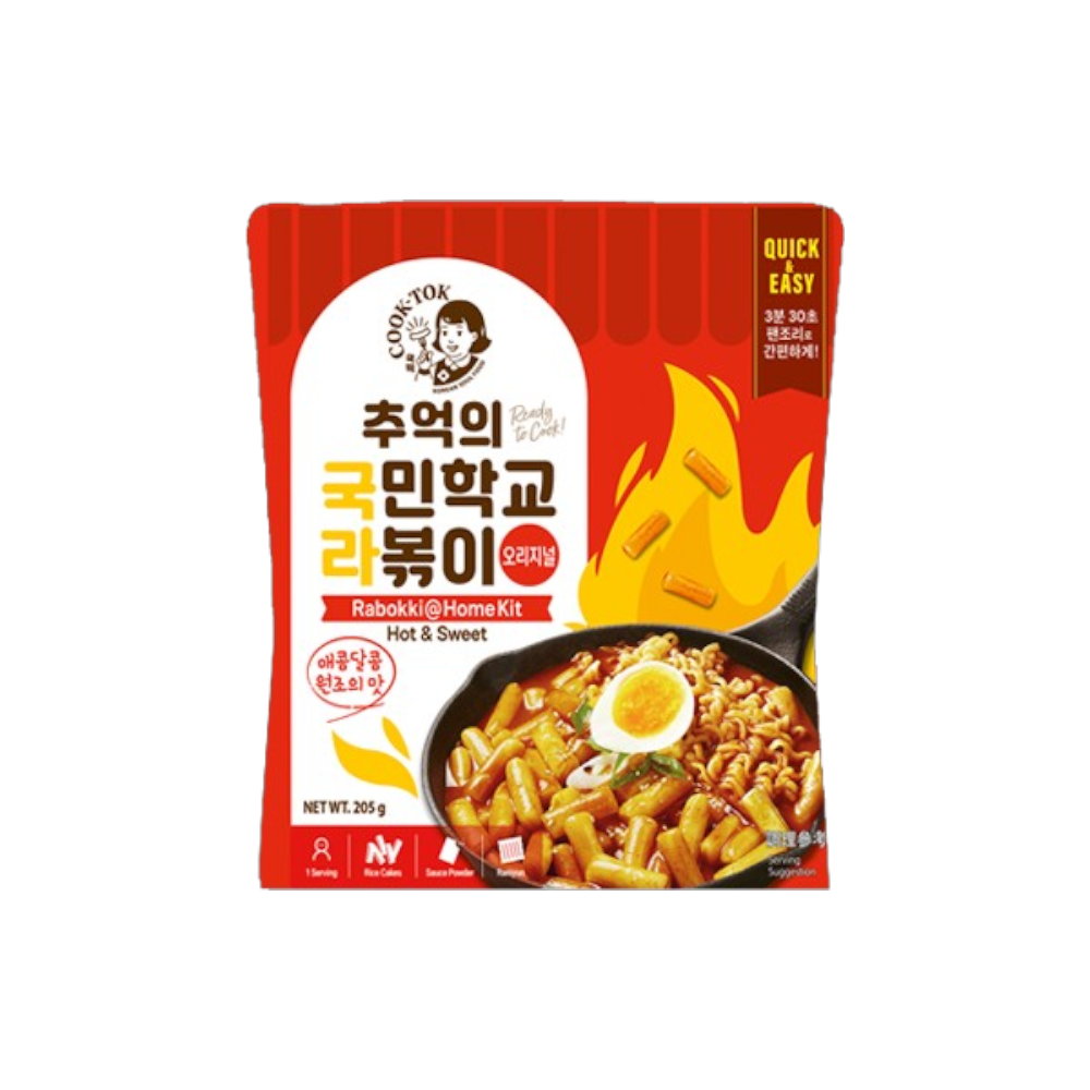 COOKTOK Rabokki Original Hot & Sweet 205g (Case 20)