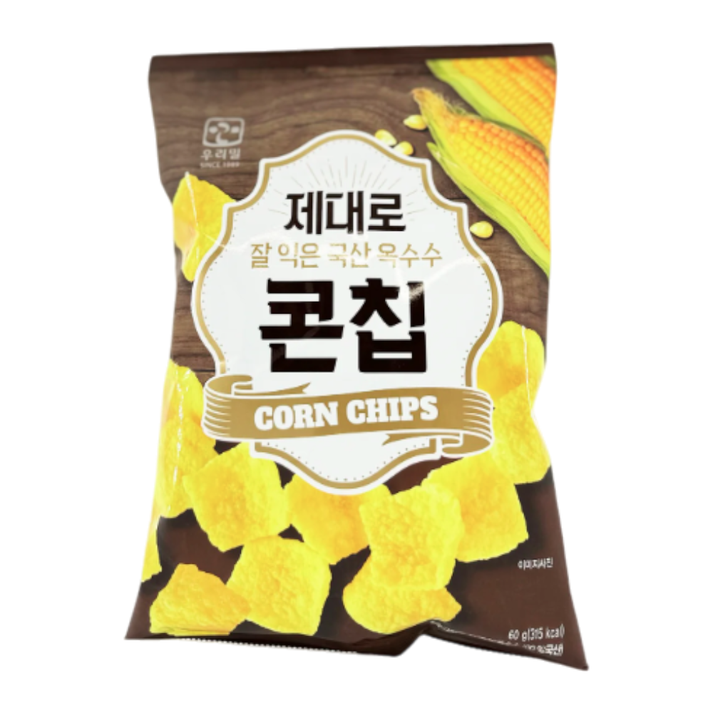 WOORIMIL Korean Corn Chip 60g (Case 25)