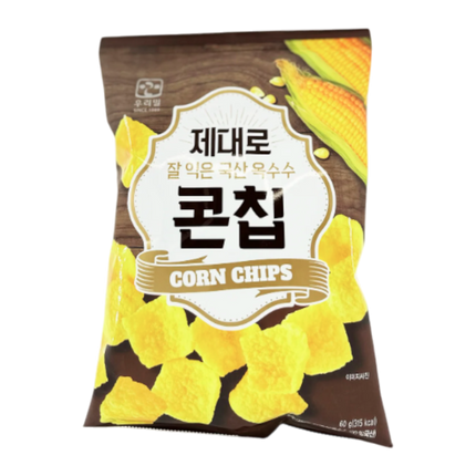 WOORIMIL Korean Corn Chip 60g (Case 25)