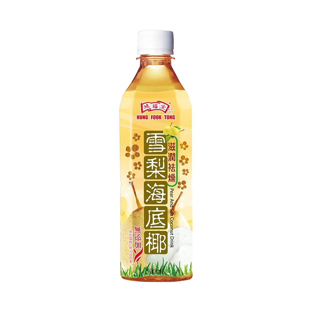 Hung Fook Tong Pear & Sea Coconut Drink 500ml (Case 15)