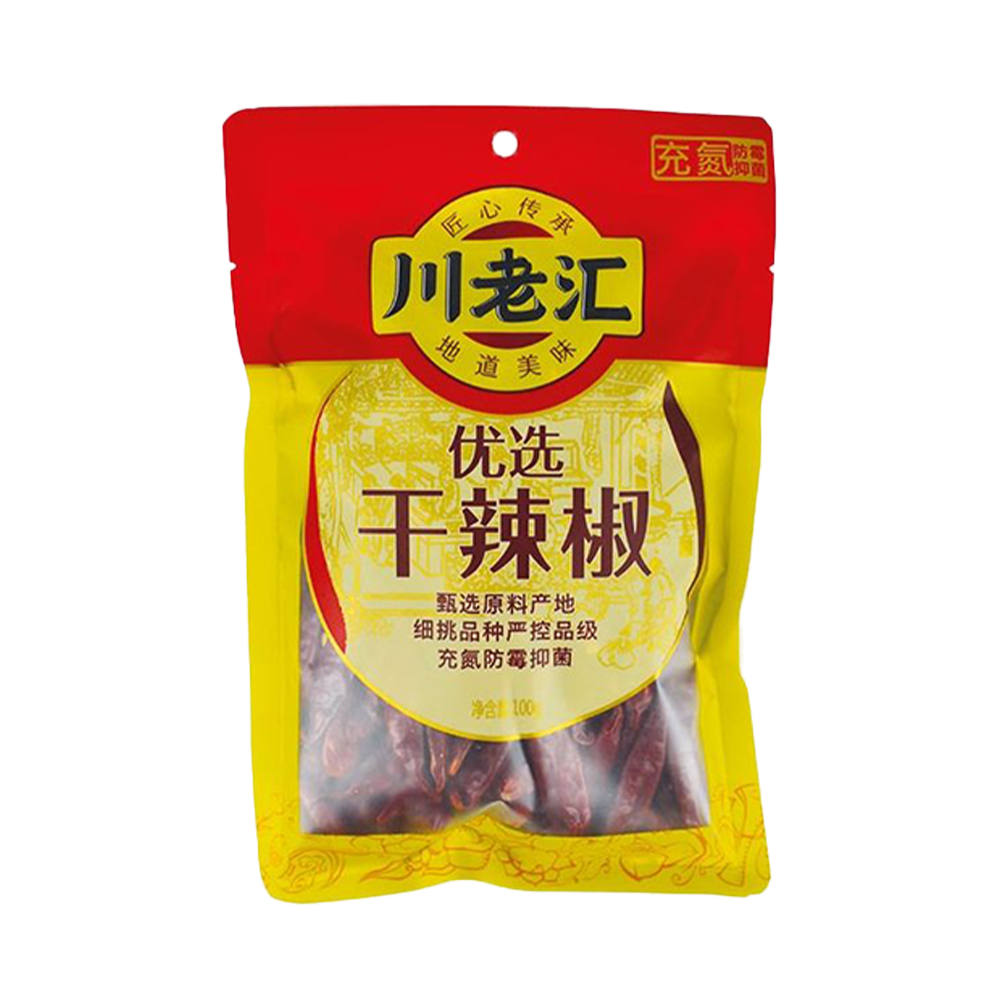 CHUAN LAO HUI Dried Chilli 100g (Case 60)