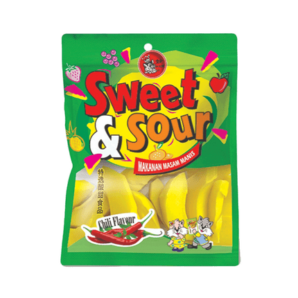 Sweet & Sour Preserved Mango(Chili) 70G. (Case 10)