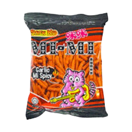 Snek Ku Mimi - Garlic Mi Spicy Snack 70g. (Case 24)