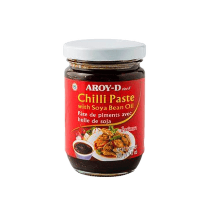 AROY-D Chilli Paste with Soya Bean Oil (Tub) 520g (Case 24)