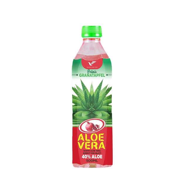 THANH CONG VINA Aloe Vera Drink With Pomegranate Juice 500ml (Case 24)