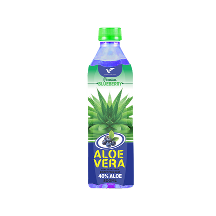 THANH CONG VINA Aloe Vera Drink With Blueberry Juice 500ml (Case 24)