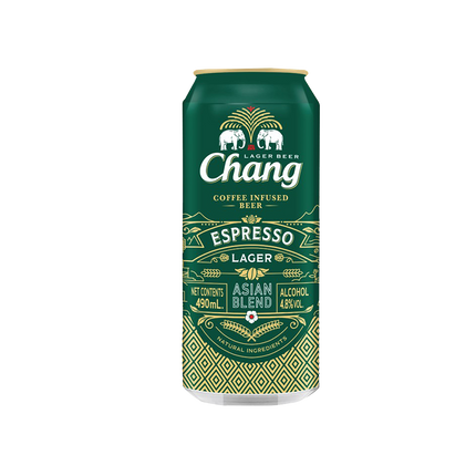 CHANG Espresso Lager Can 4.8% 490ml (Case 12)