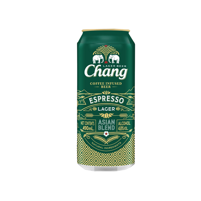 CHANG Espresso Lager Can 4.8% 490ml (Case 12)