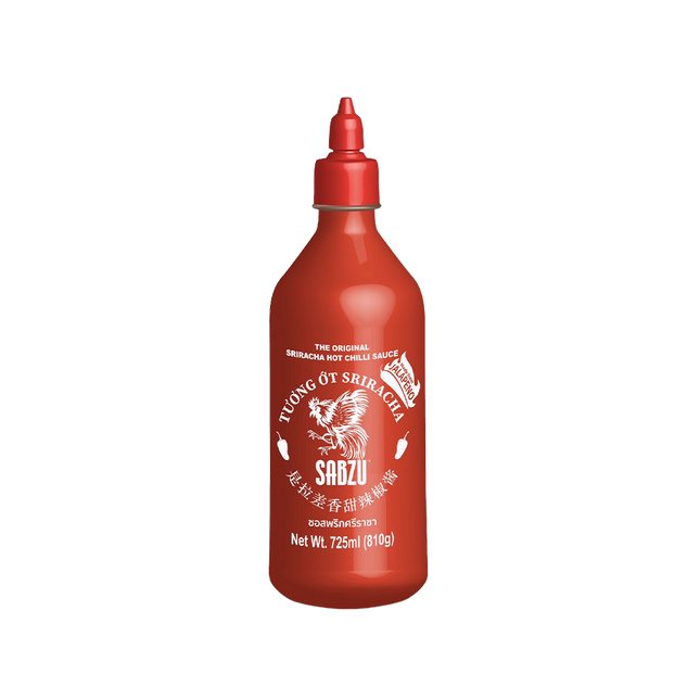 SABZU Sriracha Hot Chili Sauce 725ml (Case 12)