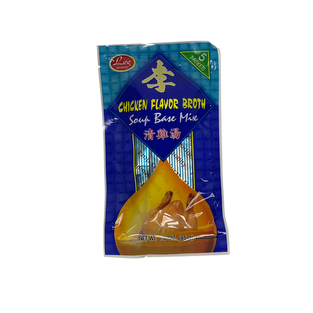 LEE Chicken Flavor Broth Soup Base Mix 45g (Case 48)