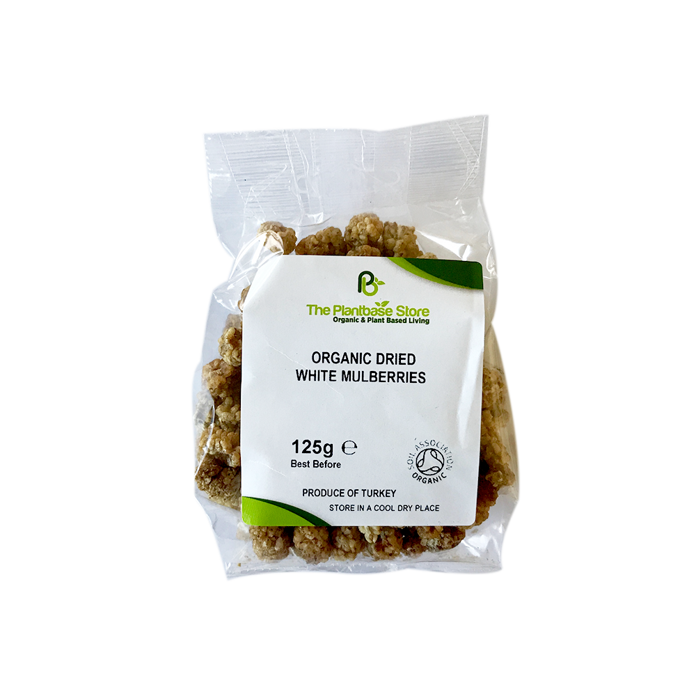 The Plantbase Store Organic Mulberries white 125g - Longdan Online Supermarket