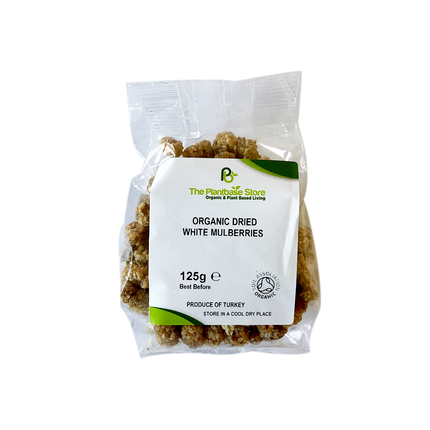 The Plantbase Store Organic Mulberries white 125g - Longdan Online Supermarket