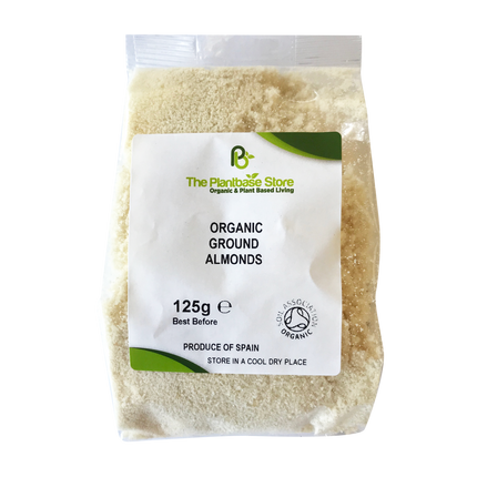 The Plantbase Store Organic Almonds Ground 125g - Longdan Online Supermarket