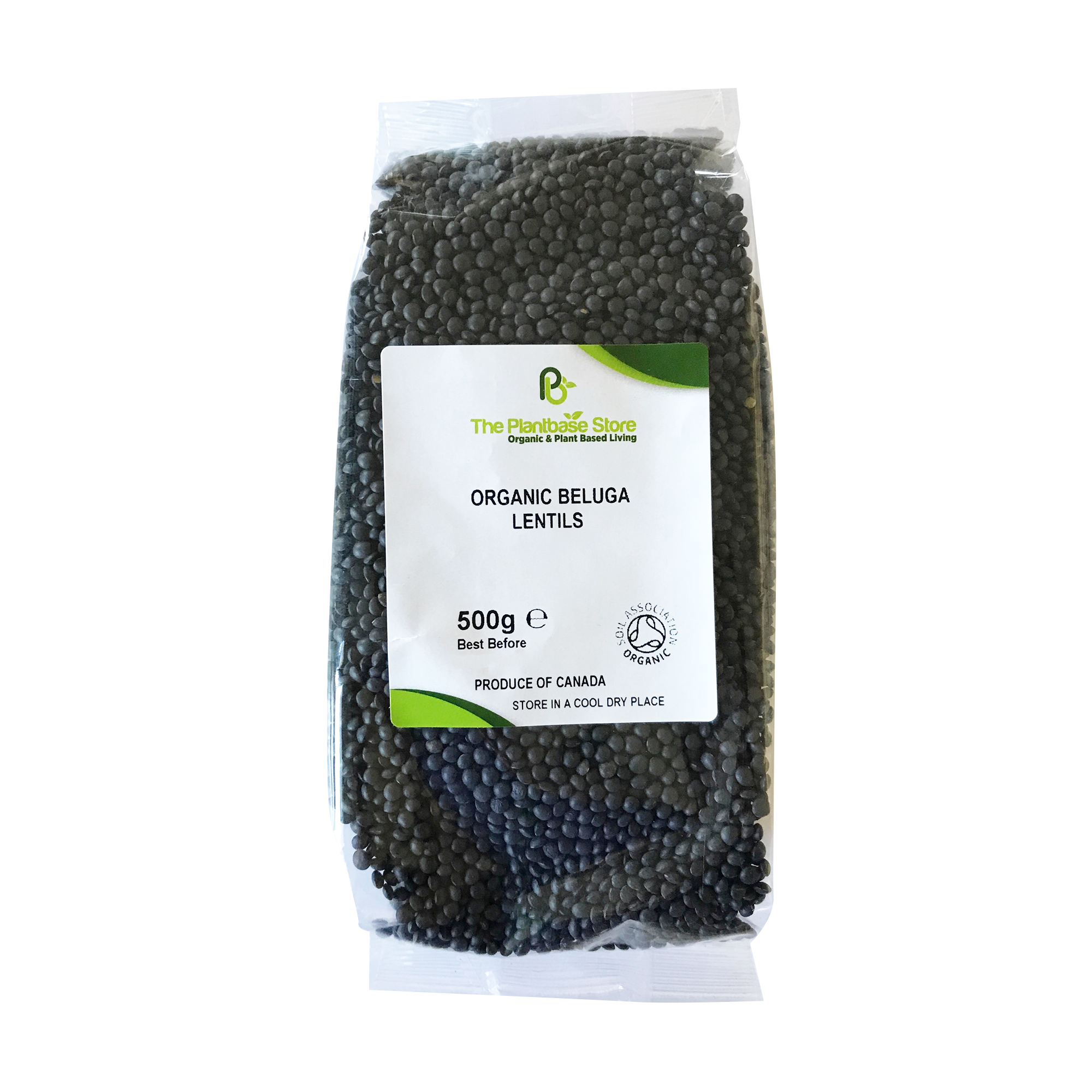 The Plantbase Store Organic Lentils Beluga 500g - Longdan Online Supermarket