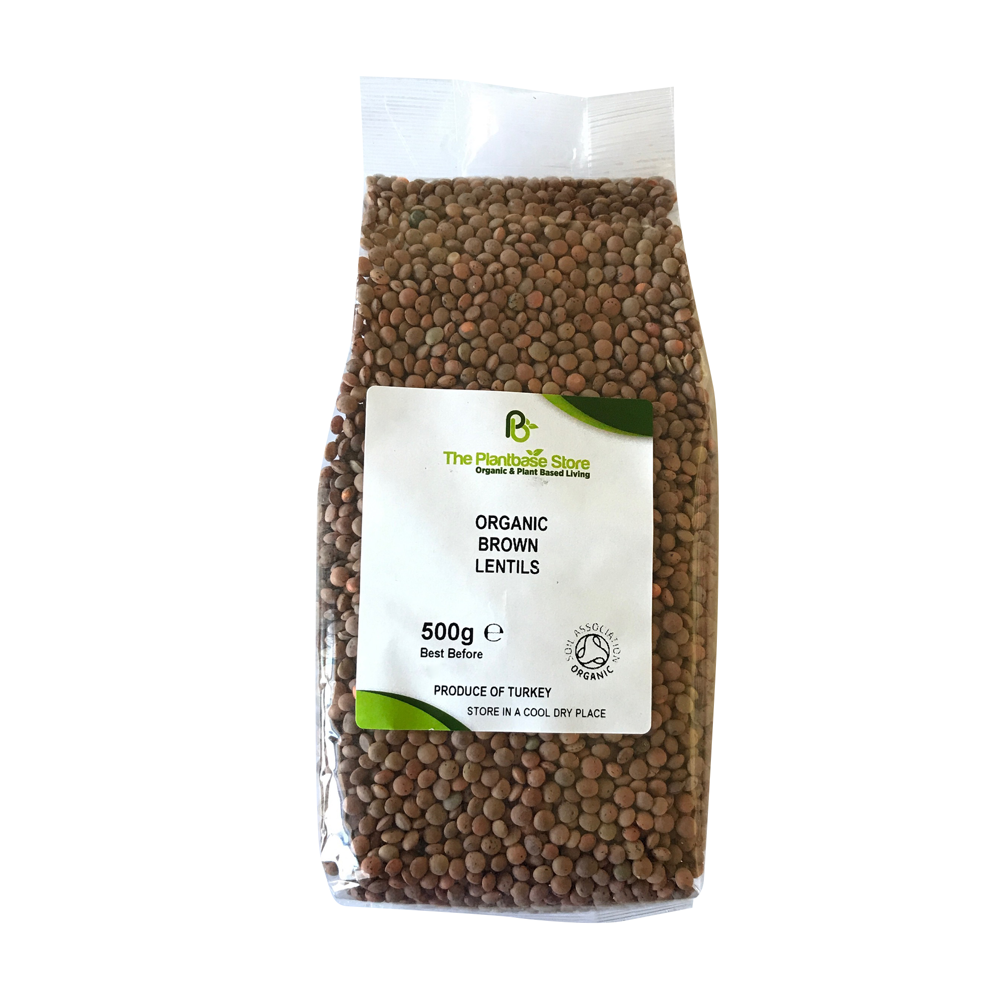 The Plantbase Store Organic Lentils Brown 500g - Longdan Online Supermarket