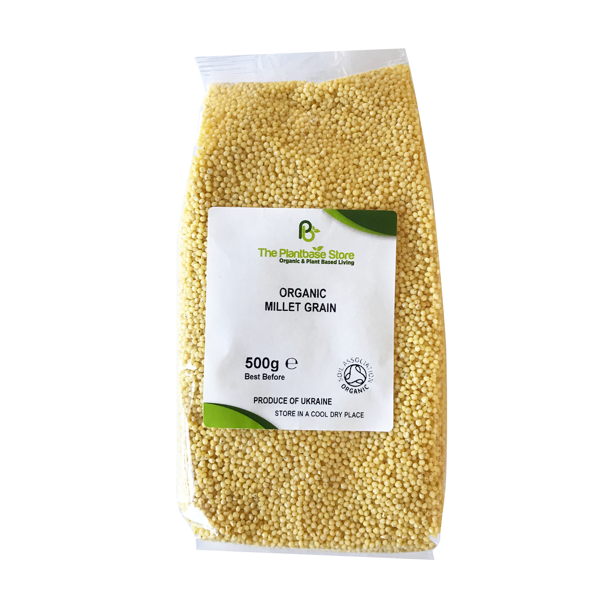 The Plantbase Store Organic Hulled Millet 500g - Longdan Online Supermarket