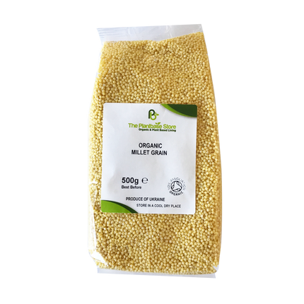 The Plantbase Store Organic Hulled Millet 500g - Longdan Online Supermarket